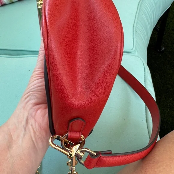 Michael Kors Red Shoulder Bag - Picture 15 of 16